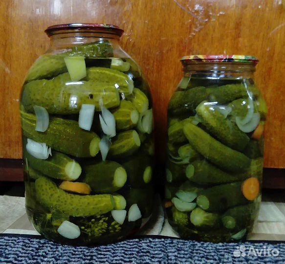Огурцы солёные