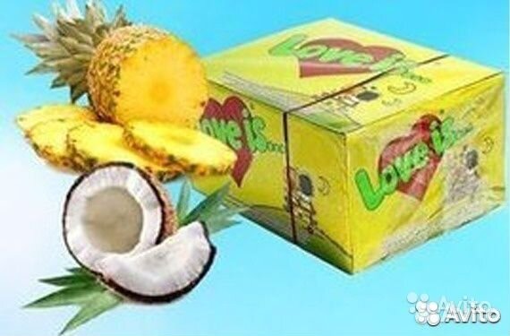 Жвачка Love is апельсин+ ананас