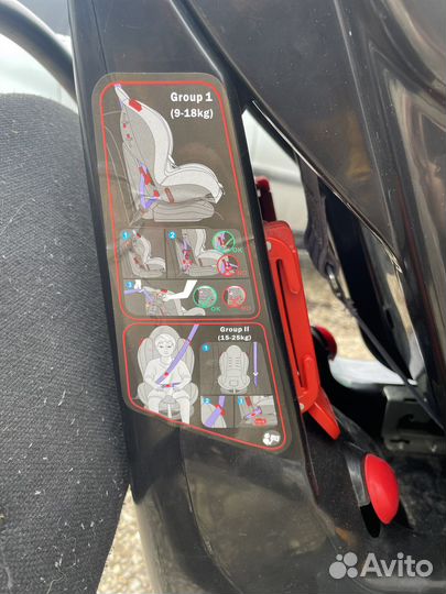 Детское автокресло baby care 9-18kg