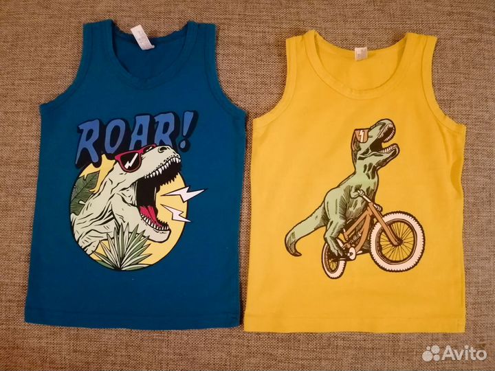 Майки летние на мальчика