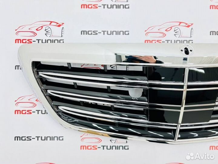 Решетка Mercedes S-class w222 S65 хром