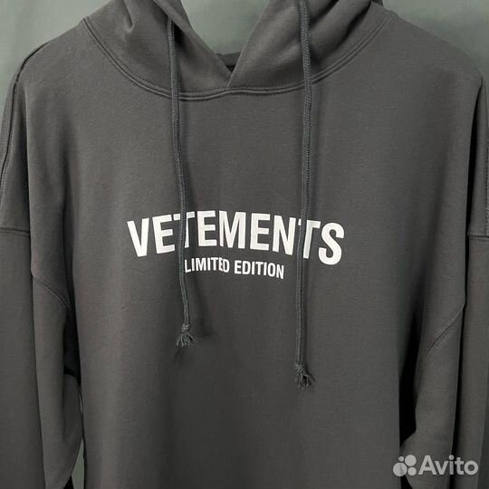 Кофта Vetements Gray Hoodie