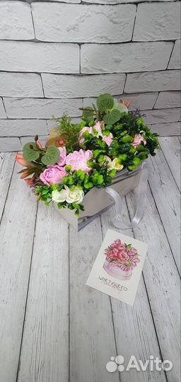 Букет цветов из мыла к 8 марта