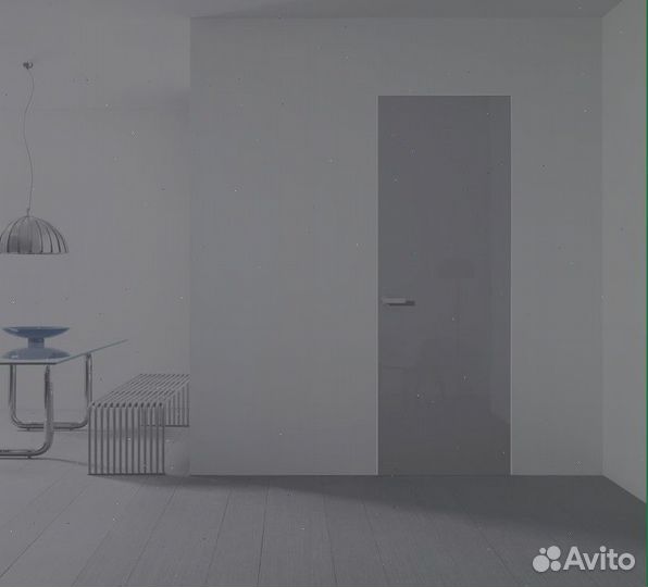 Дверь скрытая межкомнатная кромка ABS толщина полотна 56 мм 2000х900