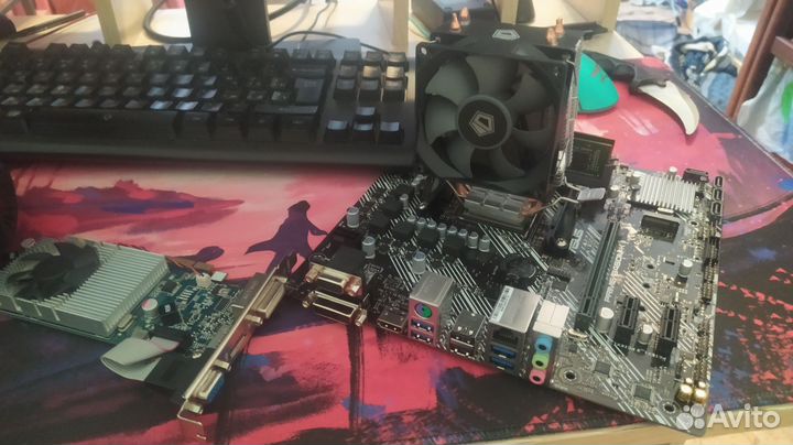 Материнская плата b450 с процессором r5 1600