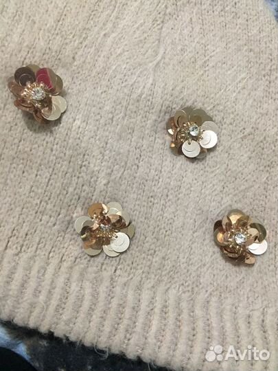 Набор шапка и перчатки риносименто оригинал