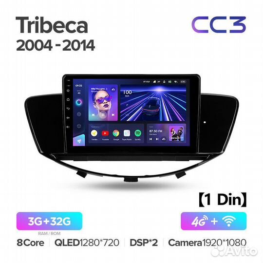 Teyes CC3L для subaru tribeca