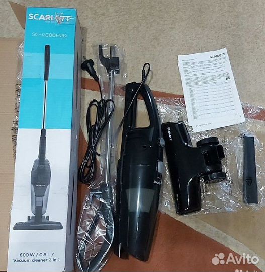 Пылесос ручной, циклон, проводной. Новый