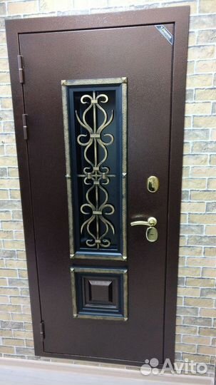 Дверь входная металлическая с ковкой Венеция 2