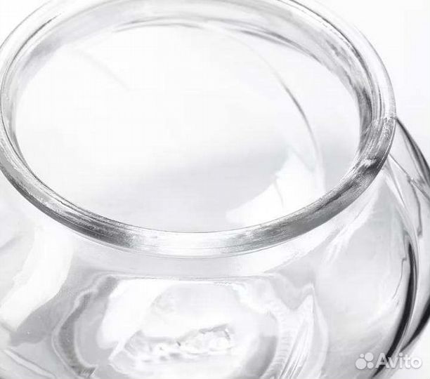 Вильестарк ваза, прозрачное стекло,8 см