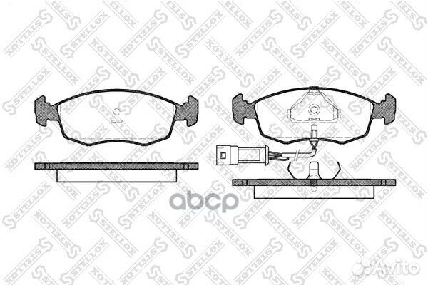183 002-SX 172 02FDB276 колодки дисковые п F