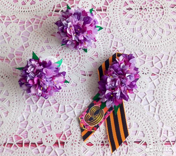 Брошь к 9 мая