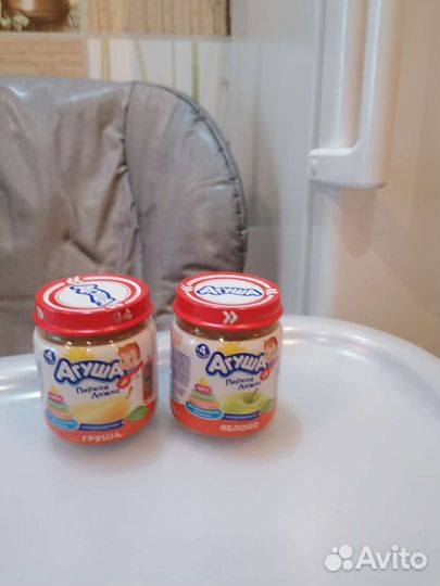 Фруктовое пюре Агуша