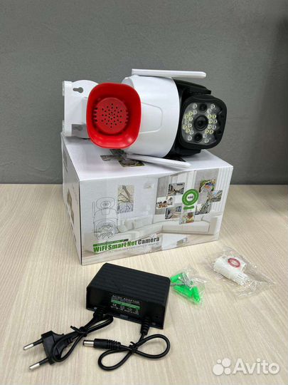 Уличная 4G камера с громкоговорителем