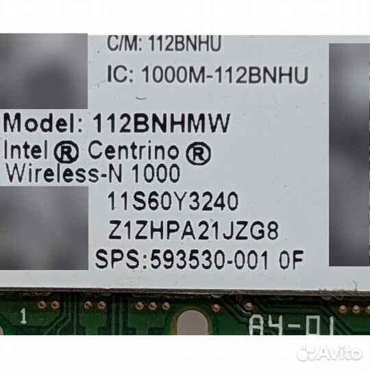 Wi-Fi модуль 593530-001, HP Compaq 112bnhmw