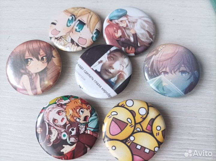 Закатные значки на заказ