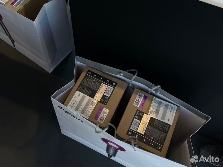 Dyson airwrap complete long синий/медь