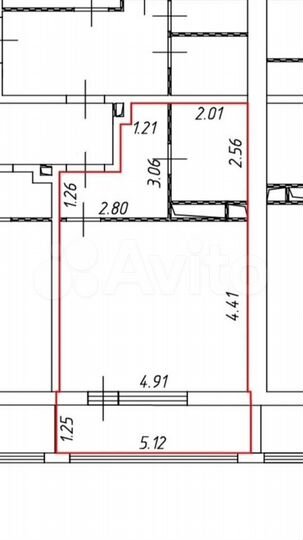 Квартира-студия, 36 м², 9/17 эт.