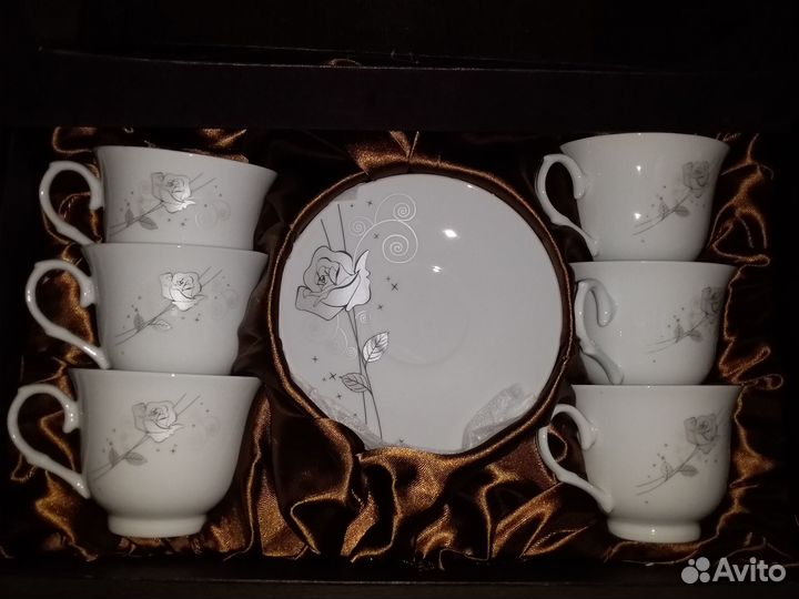 Чайный сервиз Zoller, китайский фарфор, новый