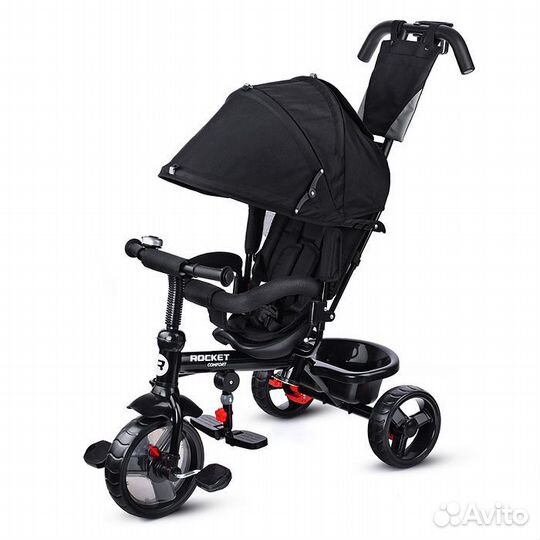 Трехколесный велосипед с ручкой