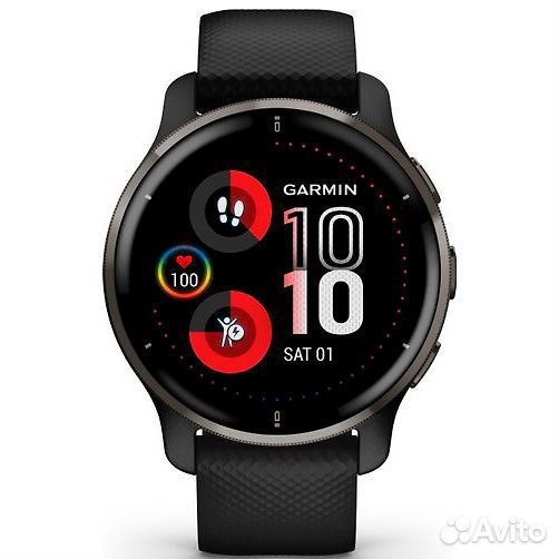 Умные часы Garmin Venu 2 Plus, черный 010-02496-11