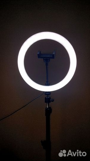 Кольцевая лампа со штативом 26 см