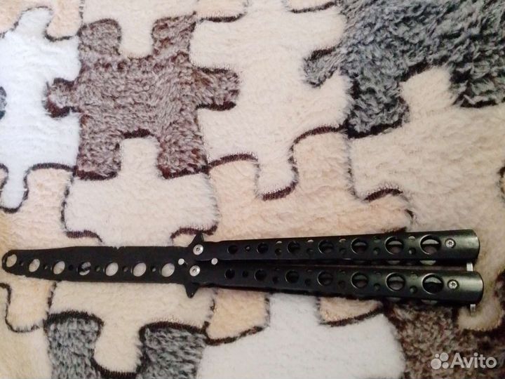 Нож бабочка игрушечный железный