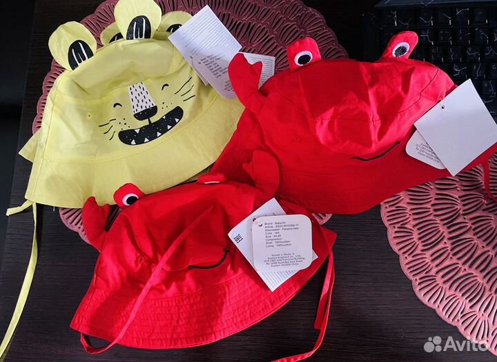 Р.44/46,46/48 Панамки новые с ушками