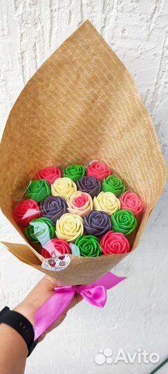 Шоколадные розы букет