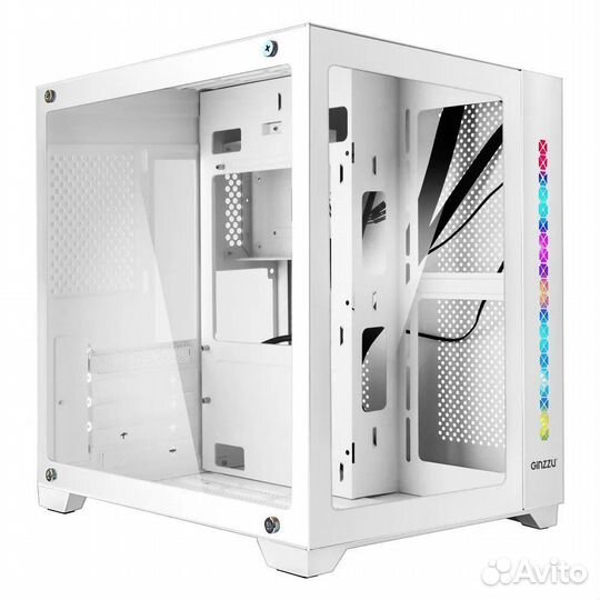 Корпус Ginzzu V400 white (аквариум)