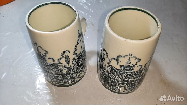 Кружка зик 30 лет ВДНХ 2 шт