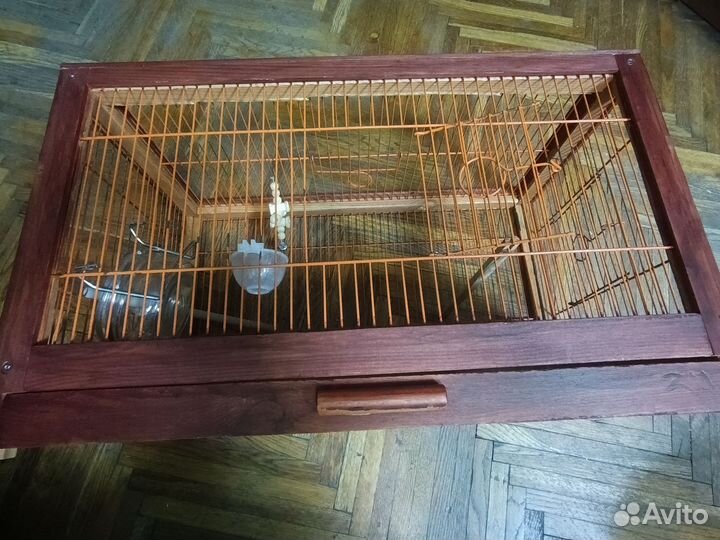 Клетка для птицы, большая, западок