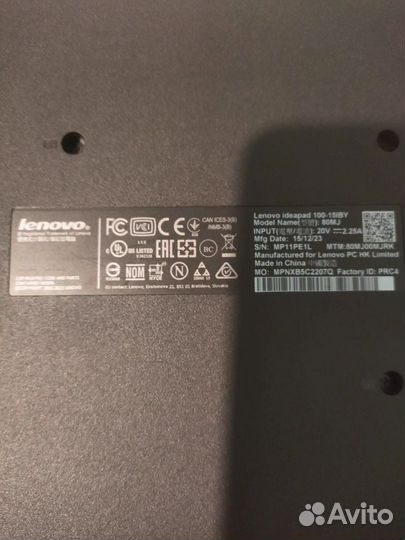 Lenovo IdeaPad 100-iby 80MJ