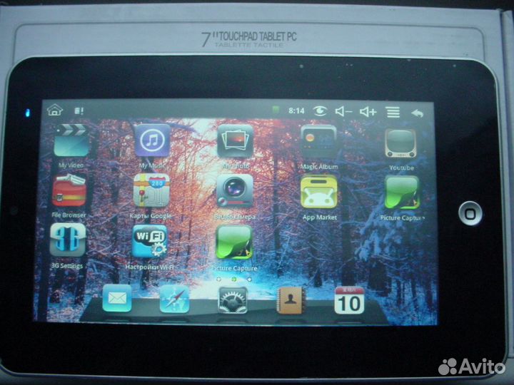 Планшетный компьютер Touchpad Tablet PC 7
