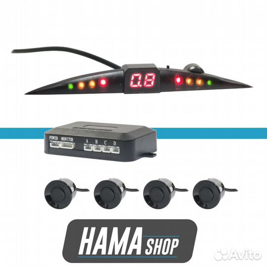 Парктроник Swat PT-114B Черный 4 датчика