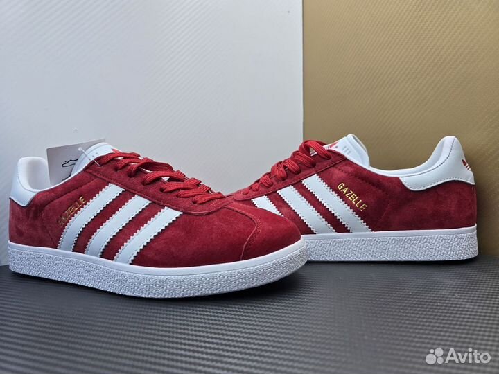 Кеды Adidas Gazelle красные