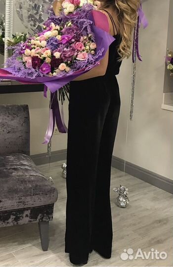 Бархатный комбинезон Pinko