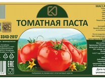 Томатная паста 1л, ГОСТ 3343-2017 от производителя