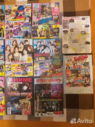 Журналы Все звёзды с плакатами новые 79 шт