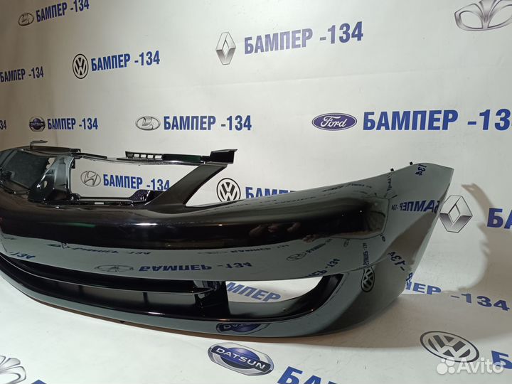 Бампер передний mitsubishi lancer 9 черный