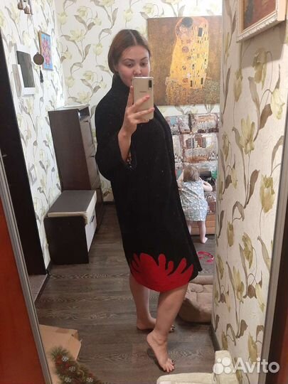 Шуба натуральная из Овечьей шерсти