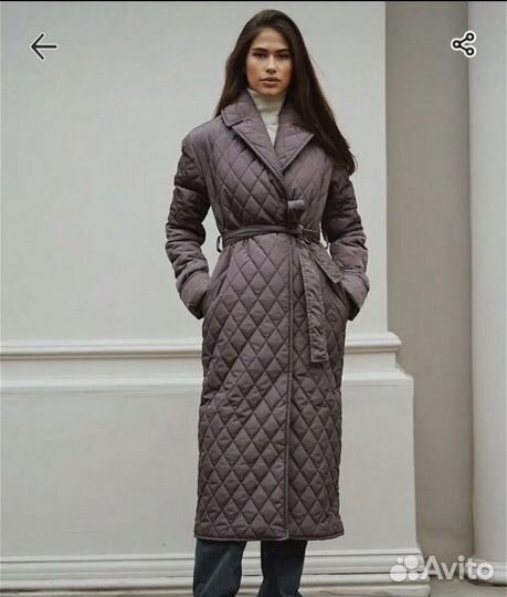 Пальто женское демисезонное стеганое