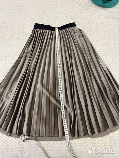 Zara юбка плиссерованная