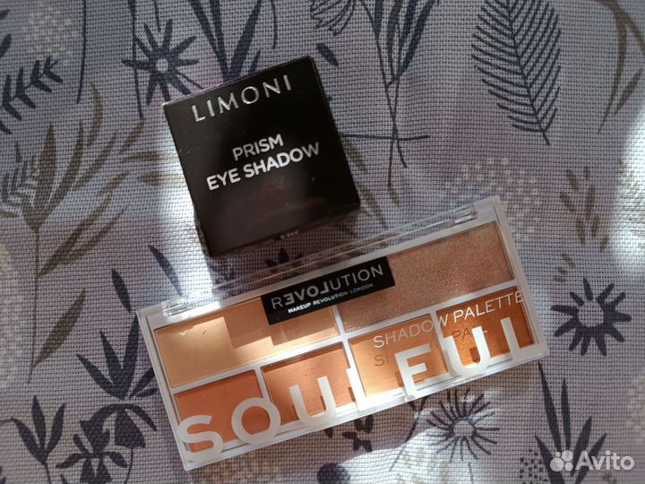 Тени для век сухие, кремовые (косметика пакетом)