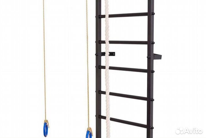 Шведская стенка R12, рукоход, канат, кольца