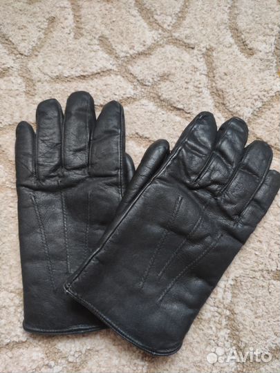 Мужские кожаные перчатки