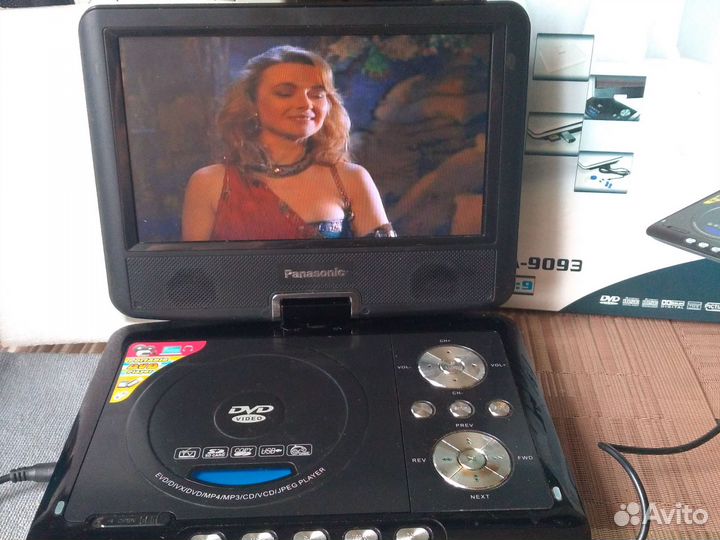 Портативный dvd плеер panasonic