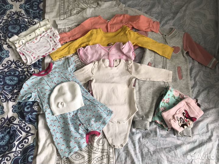 Одежда пакетом для девочки 74