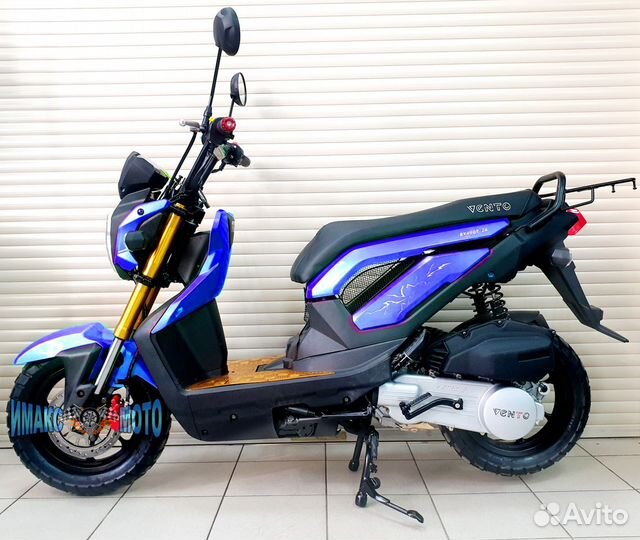 Скутер Vento Naked 49cc (150) blue