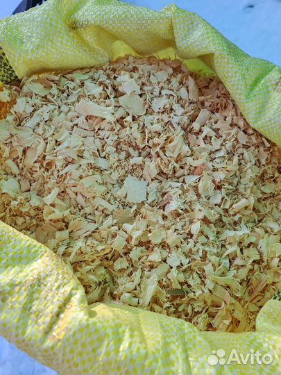 Опилки стружка в мешках